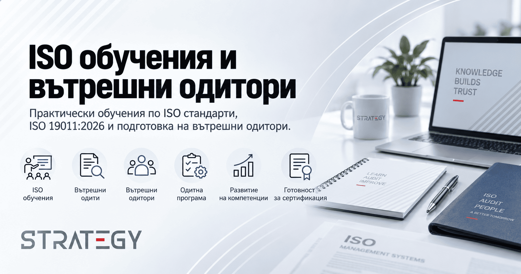 ISO обучения и подготовка на вътрешни одитори по ISO 19011:2026 от Strategy